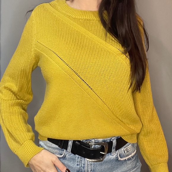 Noisy May / Mustard Yellow Sweater - Picture 1 of 7